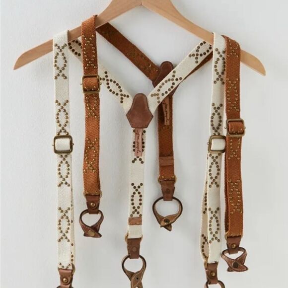 Suri Suspenders-Studded ivory New - Picture 2 of 3